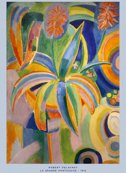 Robert Delaunay La Grande Portugaise I No5 - Poster