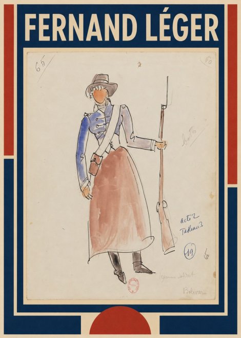 Fernand Léger Jeune Soldat No1 - Poster