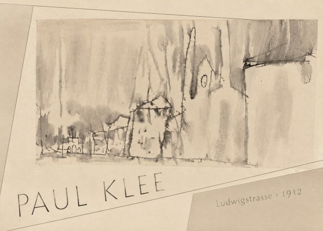 Paul Klee Ludwigstrasse No5 - Poster