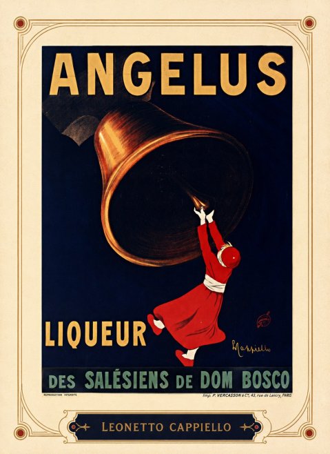 Leonetto Cappiello Angelus Liqueur No6 - Poster