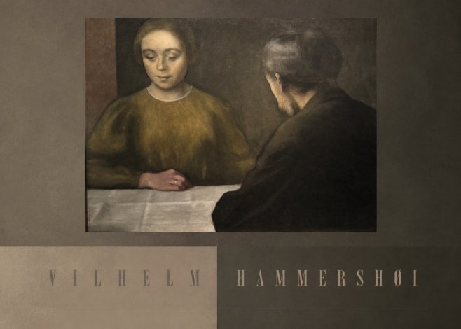 Vilhelm Hammershøi A Conversation No6 - Poster