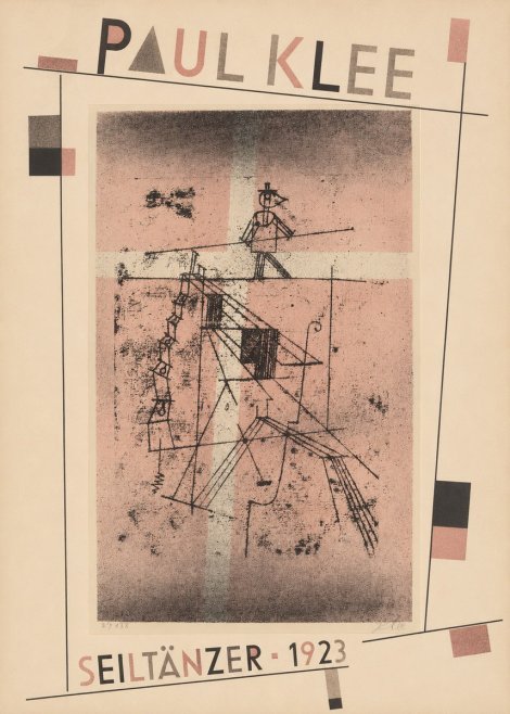 Paul Klee Seiltänzer III No5 - Poster