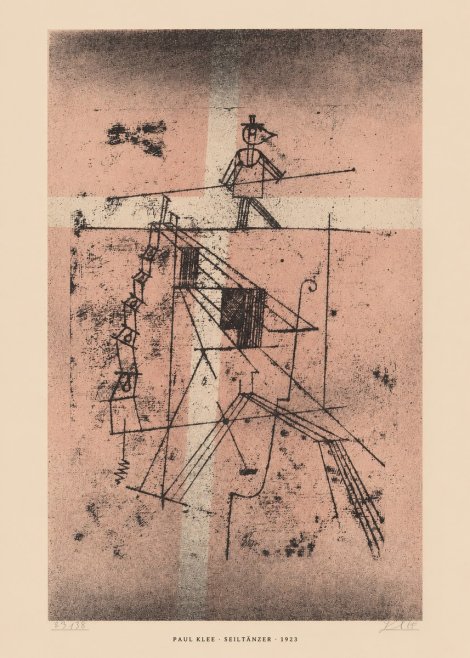 Paul Klee Seiltänzer III No6 - Poster