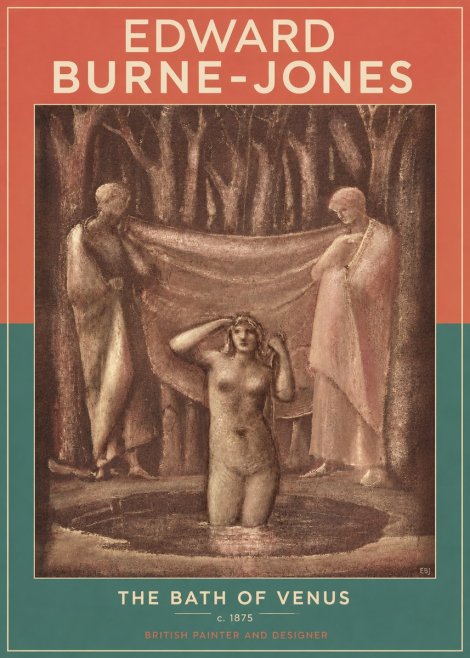 Edward Burne-Jones The Bath of Venus No3 - Poster