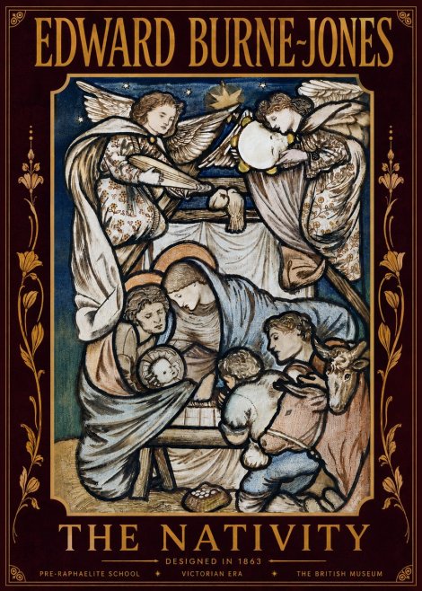 Edward Burne-Jones The Nativity No6 - Poster