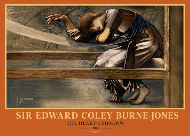 Edward Burne-Jones The Heart's Shadow No3 - Poster