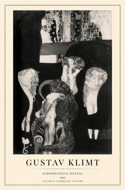 Klimt Jurisprudence (Detail) No1 - Poster
