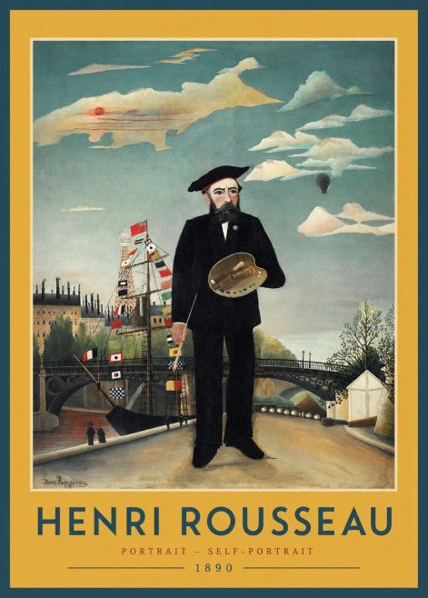 Rousseau Portrait - Self-portrait No2 - Poster