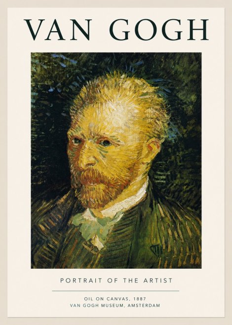 Van Gogh Portrait of the Artist III No3 - Poster