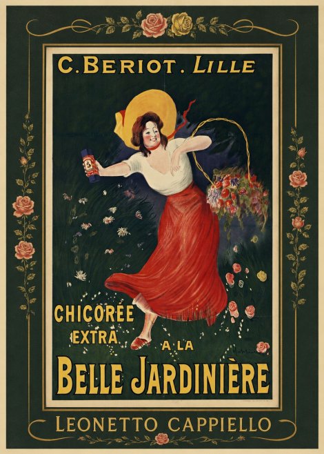 Leonetto Cappiello Chicorée Extra a La Belle Jardinière No1 - Poster