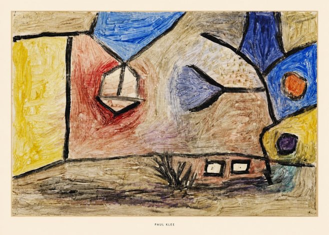 Paul Klee Der Niesen No5 - Poster