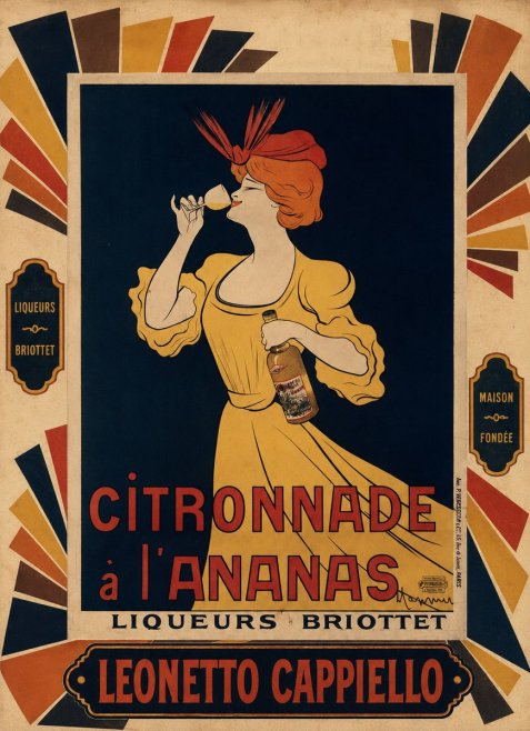 Leonetto Cappiello Citronnade À L'ananas No6 - Poster