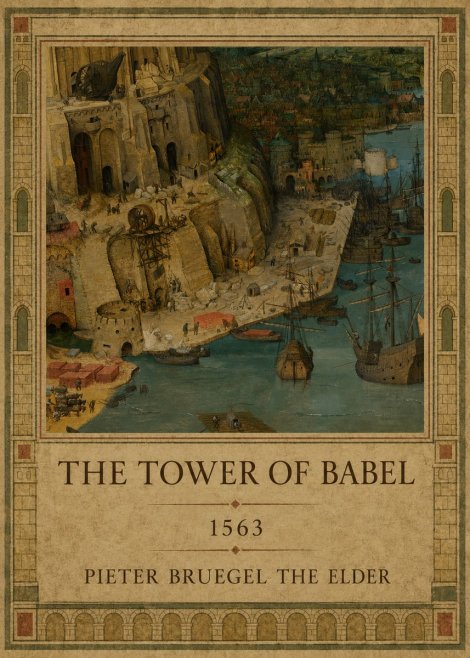 Pieter Bruegel The Tower of Babel VI No1 - Poster