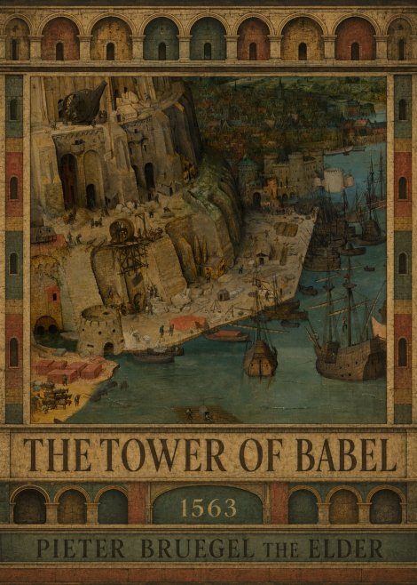 Pieter Bruegel The Tower of Babel VI No3 - Poster