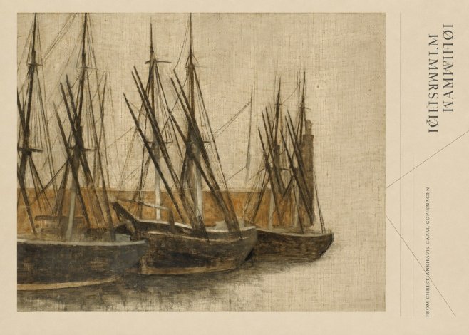 Vilhelm Hammershøi From Christianshavn's Canal, Copenhagen No2 - Poster