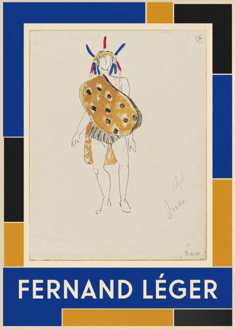 Fernand Léger Chef Indien No1 - Poster