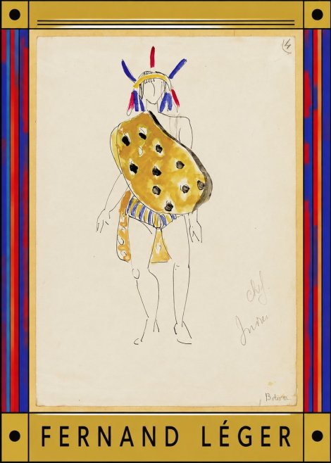 Fernand Léger Chef Indien No6 - Poster