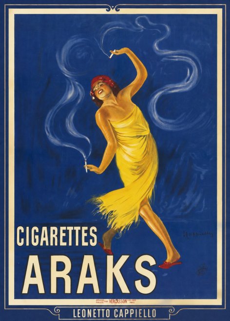 Leonetto Cappiello Cigarettes Araks No1 - Poster