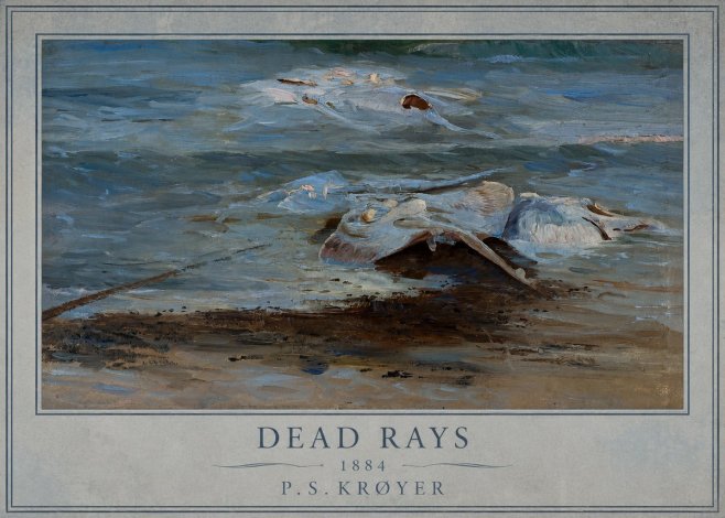 P.S. Krøyer Dead Skates No6 - Poster