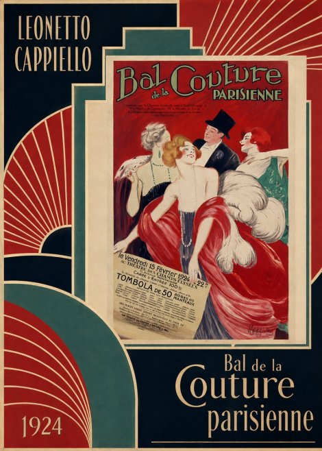 Leonetto Cappiello Bal De La Couture Parisienne No2 - Poster