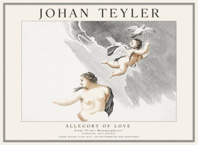 Johan Teyler Allegory of Love No1 - Poster