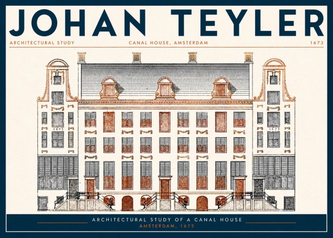 Johan Teyler Architectural Study VIII No3 - Poster