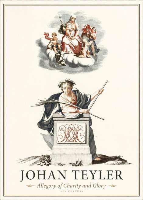 Johan Teyler Allegory of Charity and Glory No1 - Poster