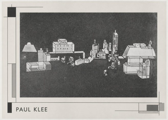 Paul Klee Architectural Forms No3 - Poster
