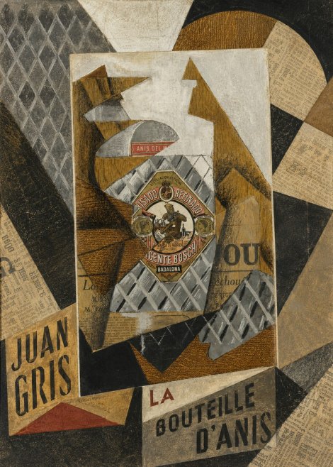 Juan Gris La Bouteille D'anis No5 - Poster