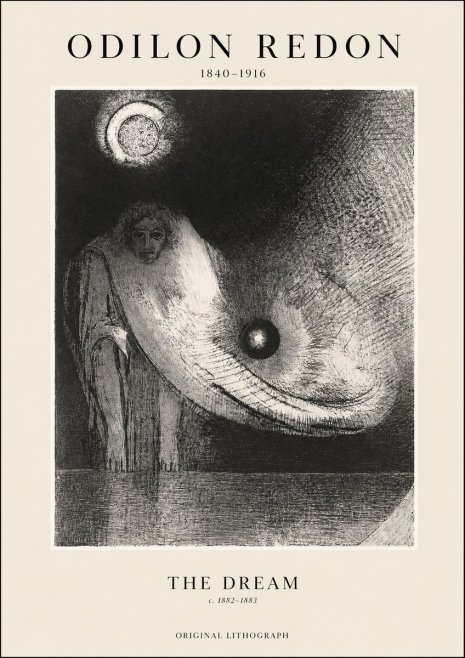 Odilon Redon The Dream No1 - Poster