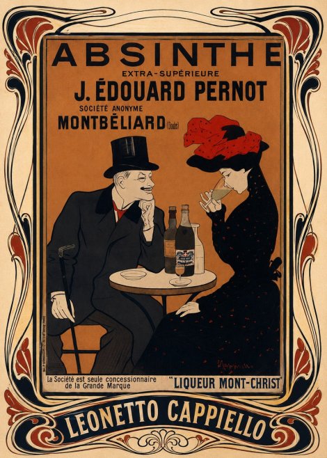 Leonetto Cappiello Absinthe J. Édouard Pernot No5 - Poster