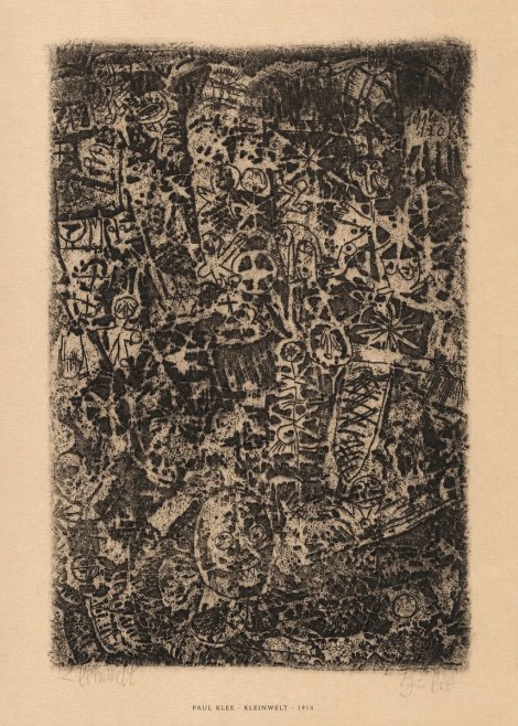 Paul Klee Kleinwelt No5 - Poster