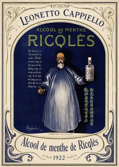 Leonetto Cappiello Alcool De Menthe De Ricqlès II No3 - Poster