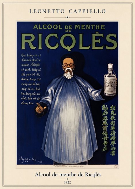 Leonetto Cappiello Alcool De Menthe De Ricqlès II No4 - Poster