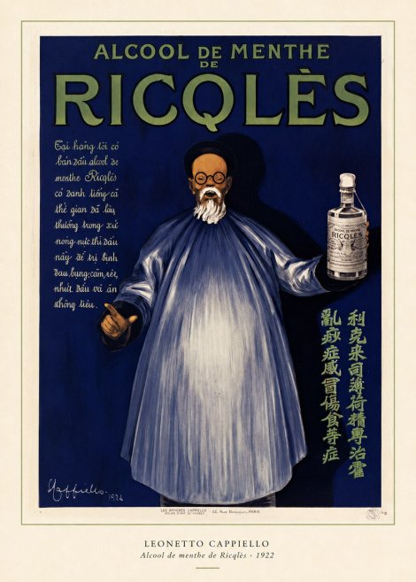 Leonetto Cappiello Alcool De Menthe De Ricqlès II No6 - Poster