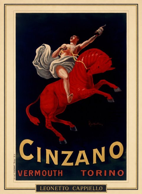 Leonetto Cappiello Cinzano Vermouth No1 - Poster