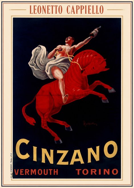 Leonetto Cappiello Cinzano Vermouth No4 - Poster