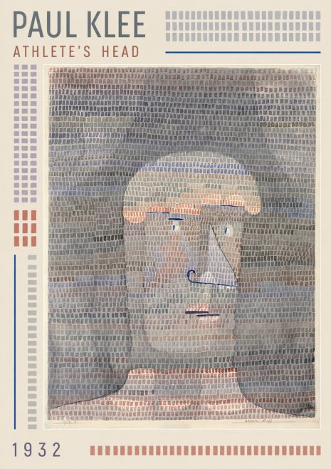 Paul Klee Athlete's Head No1 - Poster