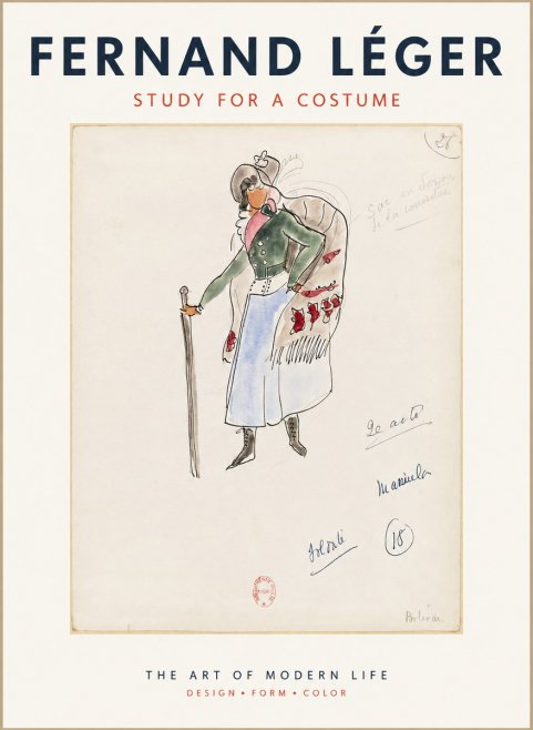 Fernand Léger Study for a Costume No1 - Poster