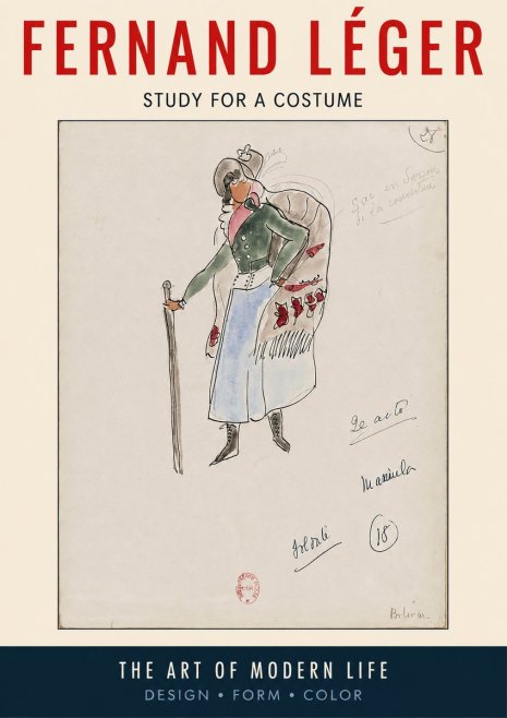 Fernand Léger Study for a Costume No2 - Poster