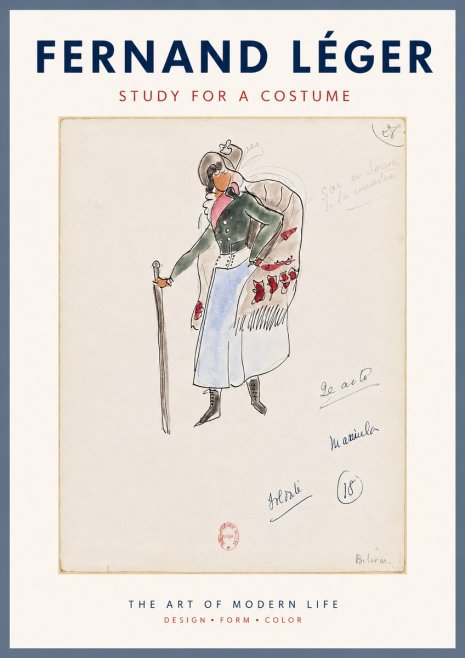 Fernand Léger Study for a Costume No3 - Poster