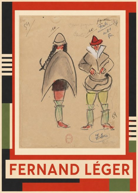 Fernand Léger Costume Designs for Bolivar No1 - Poster