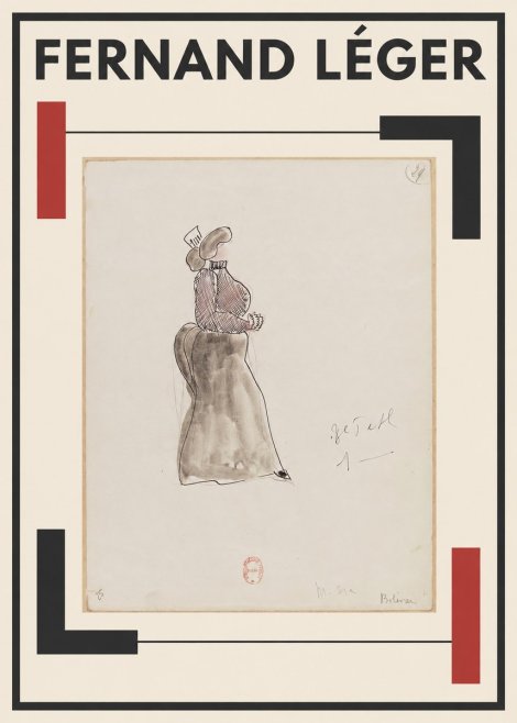 Fernand Léger Misia Billevan No1 - Poster