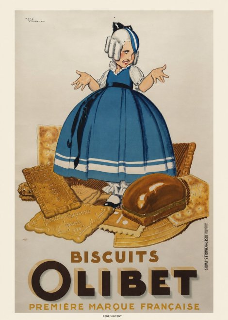 René Vincent Biscuits Olibet No6 - Poster