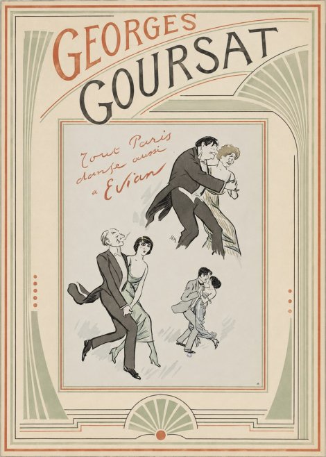 Georges Goursat Tout Paris Danse Aussi À Evian No3 - Poster