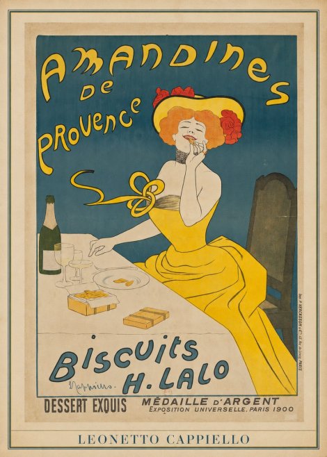 Leonetto Cappiello Amandines De Provence Biscuits H. Lalo II No3 - Poster
