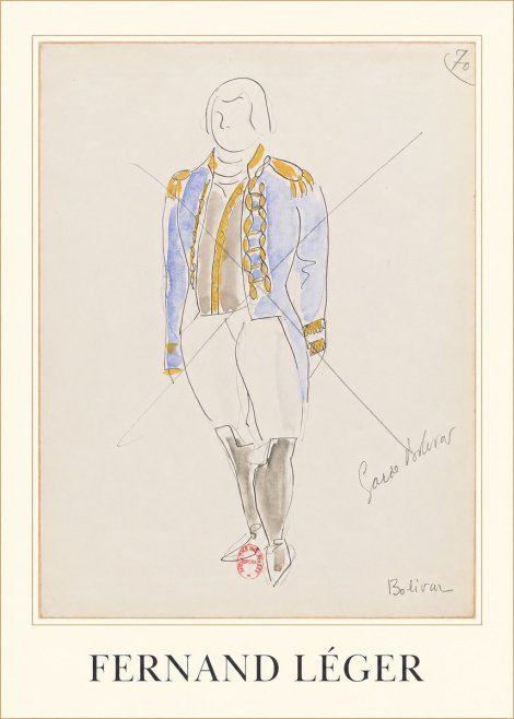 Fernand Léger Bolivar VII No1 - Poster