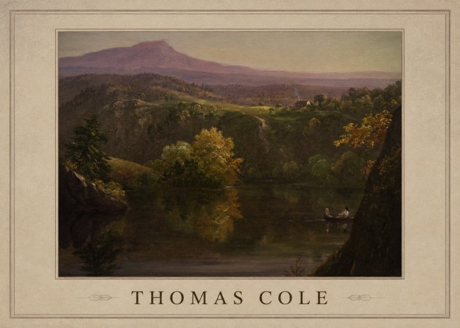 Thomas Cole View of the Catskill Mountains, Early Autumn No1 - Poster