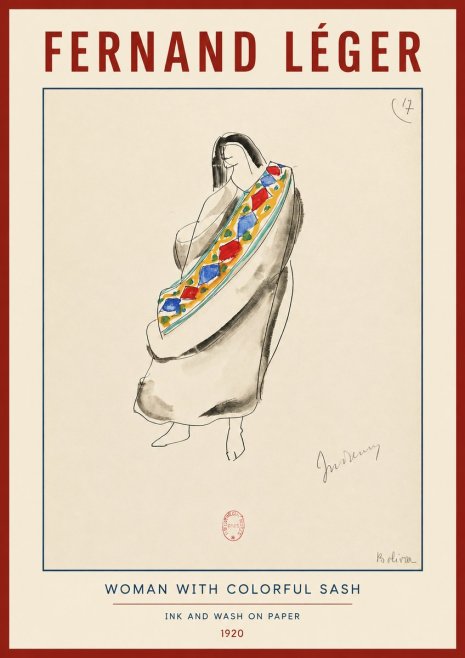Fernand Léger Indienne, Bolivia No2 - Poster