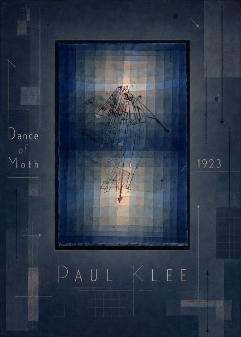 Paul Klee Dance of Moth No3 - Poster